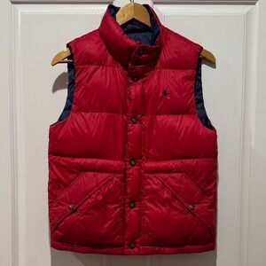 Polo by Ralph Lauren Red Puffer Vest